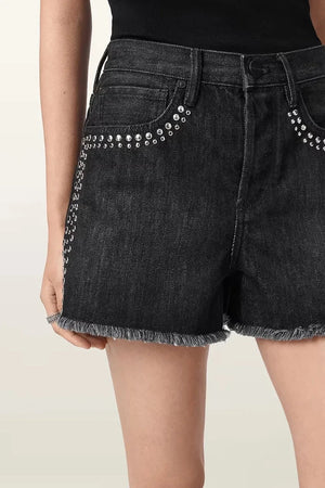 AllSaints kadın denim kısa şort HEIDI