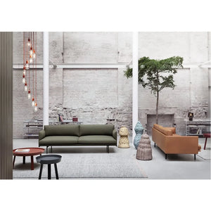 Muuto - Runder Couchtisch, Schwarz