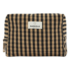 Gabrielle Paris – Vichy-Kosmetiktasche | Kaffee