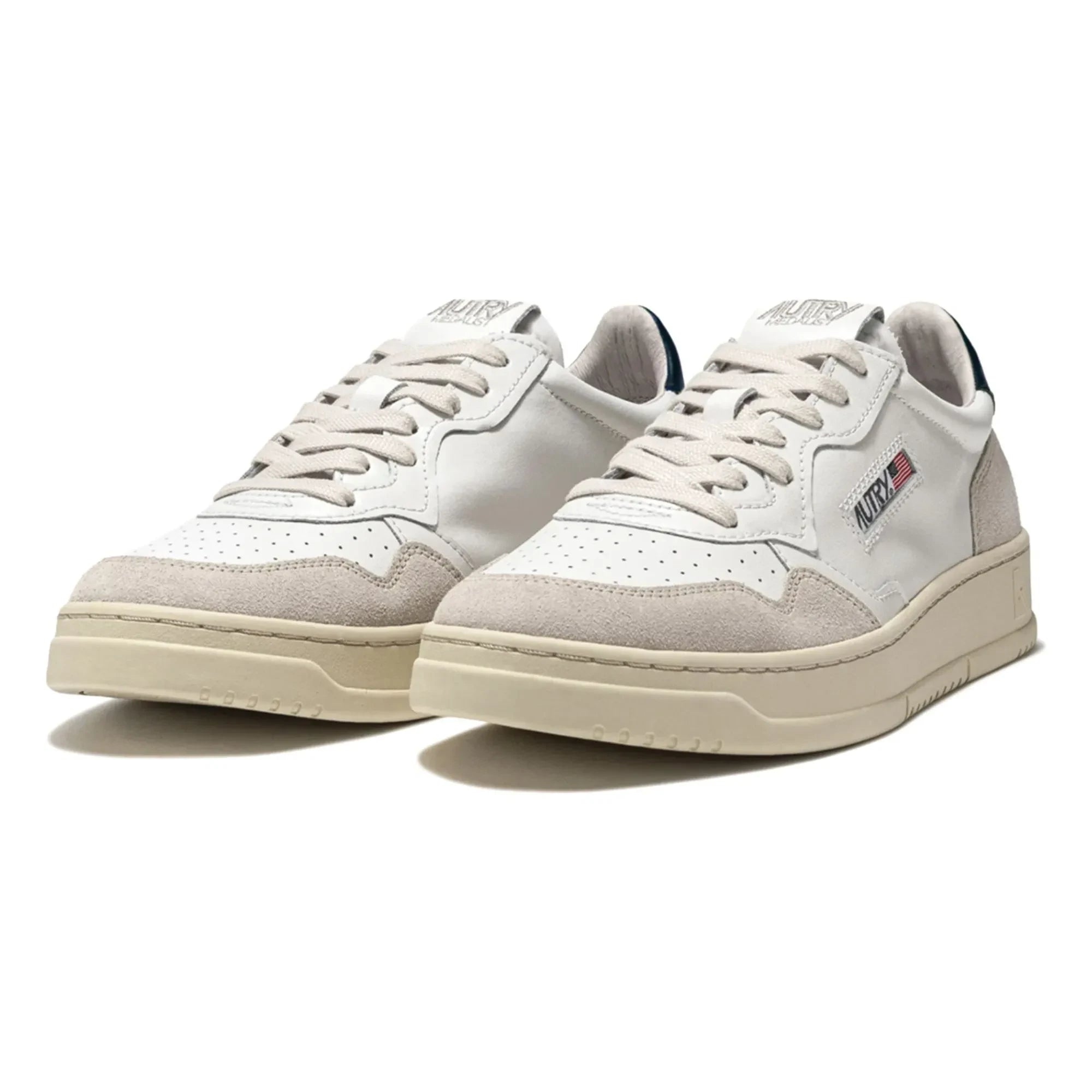 Autry - Medalist Low Leather/Suede Sneakers | Blue