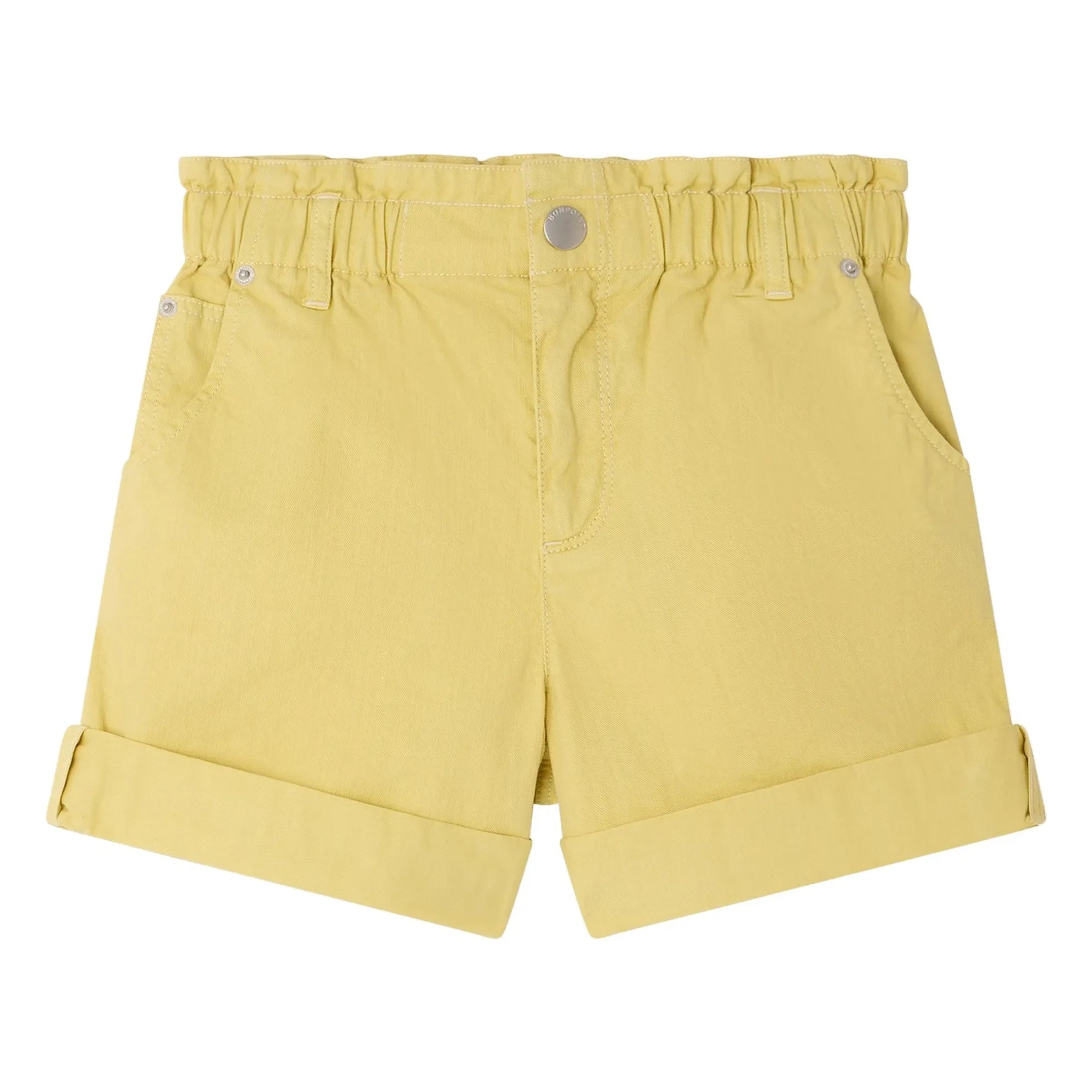 Bonpoint - Cathy Organic Cotton Denim Shorts | Yellow