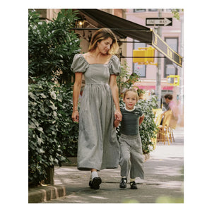 Rylee + Cru - Vichy-Karo-Hose | Schwarz