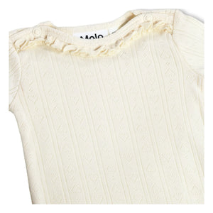 Molo - Foss Body Hearts Bio-Baumwolle | Elfenbein