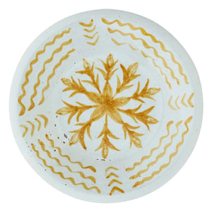 Madame Stoltz - Terracotta tray | Yellow