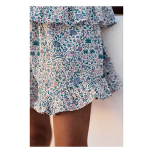 Tartine et Chocolat - Liberty Bluse und Shorts | Weiß