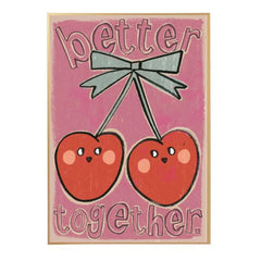 Studio Loco – Poster Große Kirschen | Pink