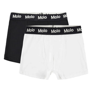 Molo - 2'li Justin Organik Pamuk Boxer Külot | Siyah
