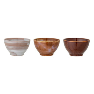 Bloomingville - Lotus Ceramic Bowls - Set of 3