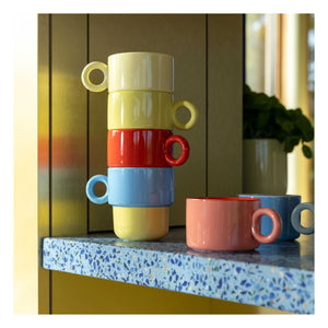 &Klevering - Chiquito Fincanlar - 2'li Set | Soluk Sarı