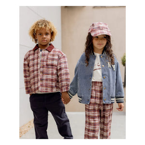 Rylee + Cru - Bomber Varsity Mini | Denim