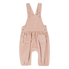 Emile et Ida - Velvet Overalls | Light Pink