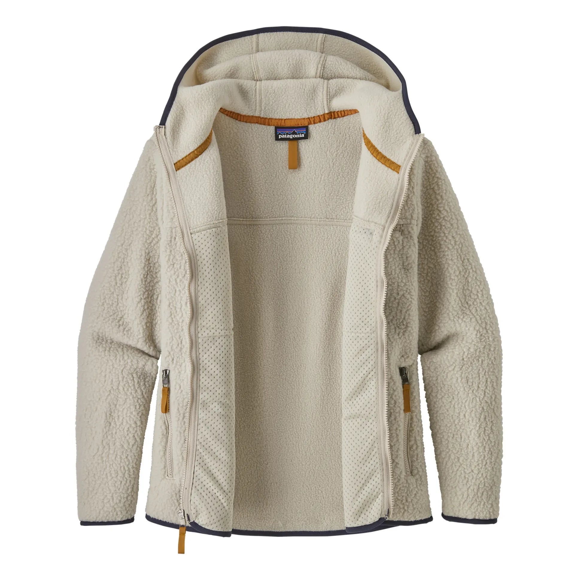 Patagonia - Retro Pile Kapuzenoberteil - Damenkollektion | Haferflocken