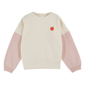 Emile et Ida - Sweatshirt aus Bio-Baumwoll-Fleece | Blassrosa