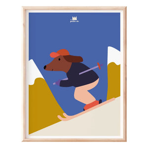 Ma petite vie - Hundeschlitten-Poster