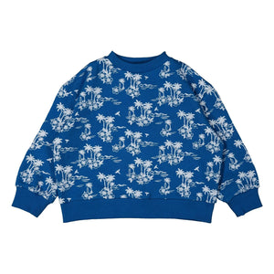 Louis Louise - Mike Hawaii Molton Sweatshirt | Indigo