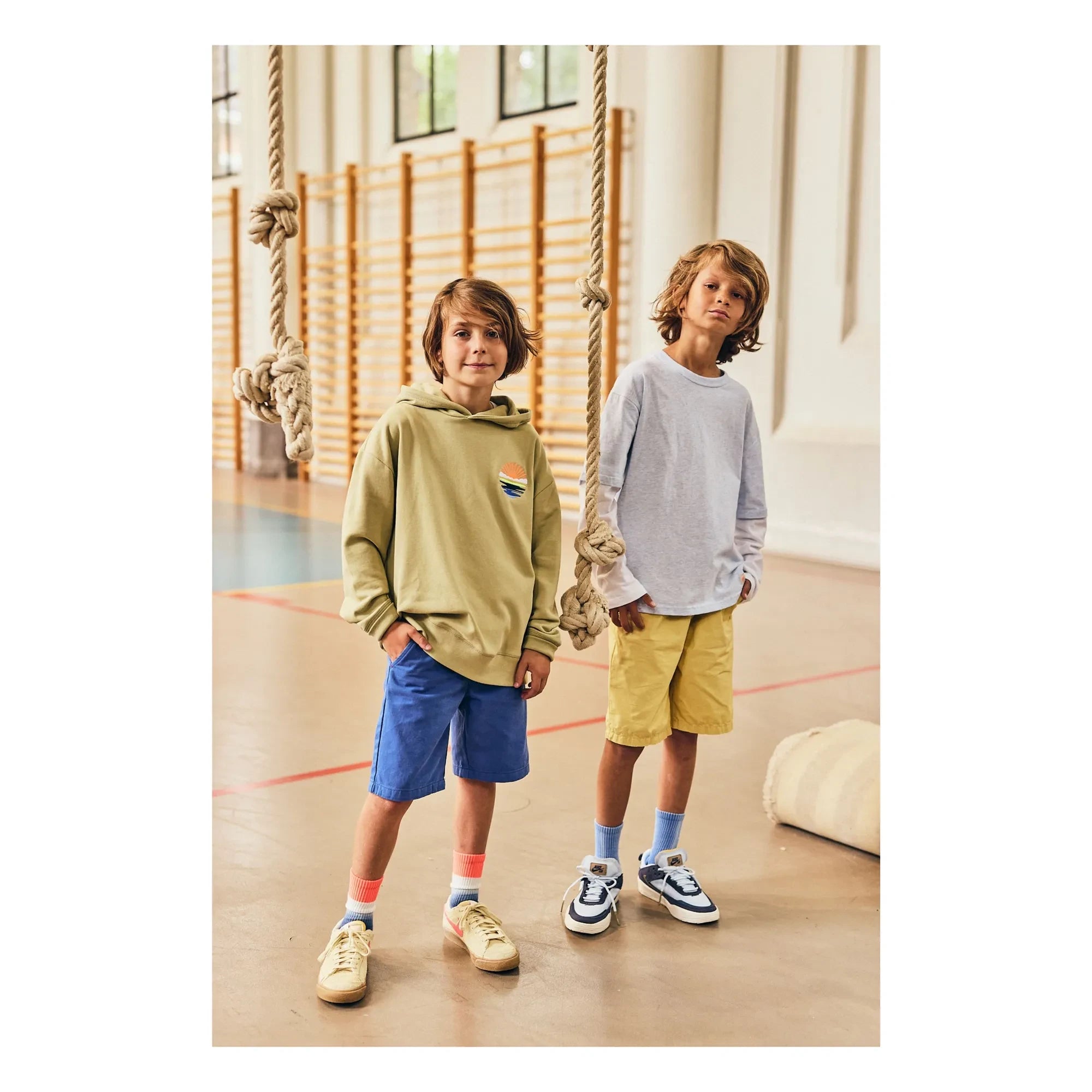 AO76 - Arthur Sunbay Sweatshirt aus recycelter Baumwolle | Khaki