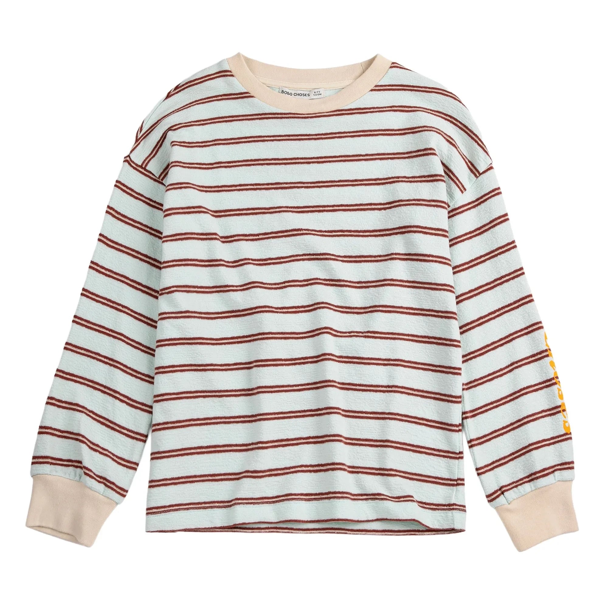 Bobo Choses - Gestreiftes T-Shirt | Hellblau
