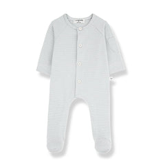 1+ In The Family Philipe Jumpsuit w/feet - Nuvola-Bodysuits-Nuvola-3m | Natural Baby Shower
