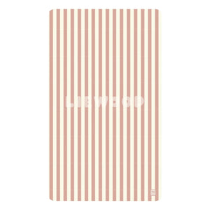 Liewood - Summer beach towel | Coral pink/cream