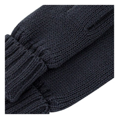 Petit Bateau - Pelzige Strickhandschuhe | Marine