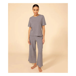 Petit Bateau - Milleraies Pijama Takımı - Kadın Koleksiyonu | Lacivert