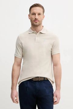 Barbour yakalı erkek pamuklu tişört ESSENTIALS