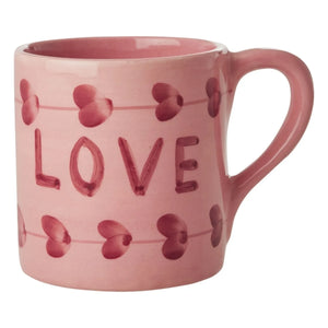 Rice - Love seramik kupa | Pembe