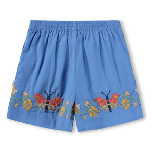 Molo - Ally Butterflies Bio-Baumwoll-Shorts | Blau