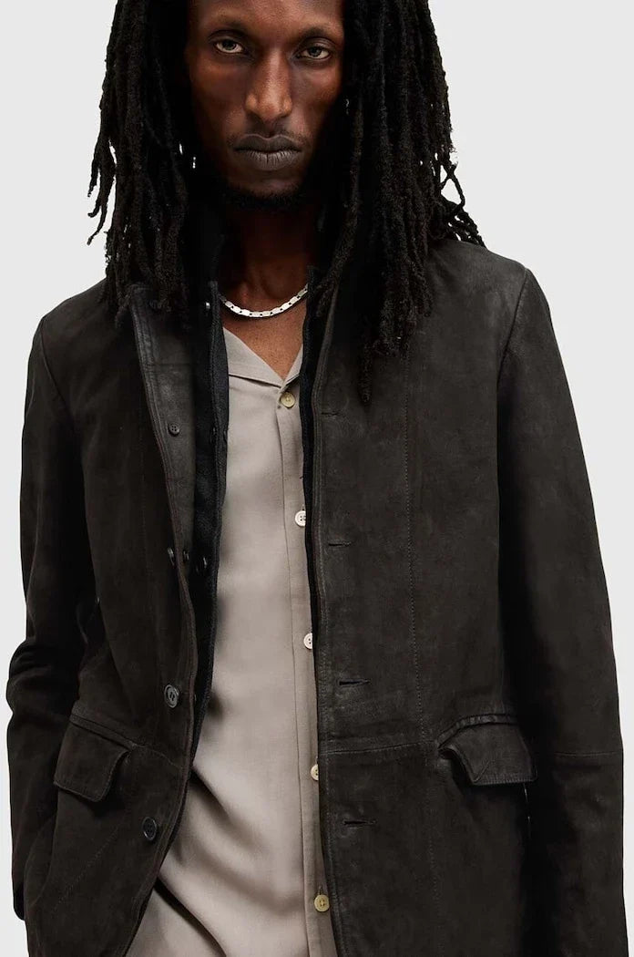 AllSaints SURVEY LTHR BLAZER Deri Ceket
