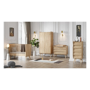 VOX - Vintage Adjustable Bed - 70 x 140 cm | Oak