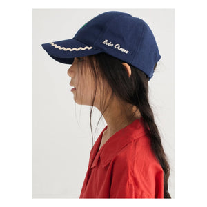 Bobo Choses - Marguerite Hat Made from Recycled Fibers | Navy Blue