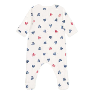 Petit Bateau - Baye organik pamuklu pijama | Ekru