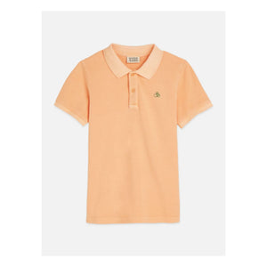 Scotch & Soda - İşlemeli logo polo tişört | Mercan