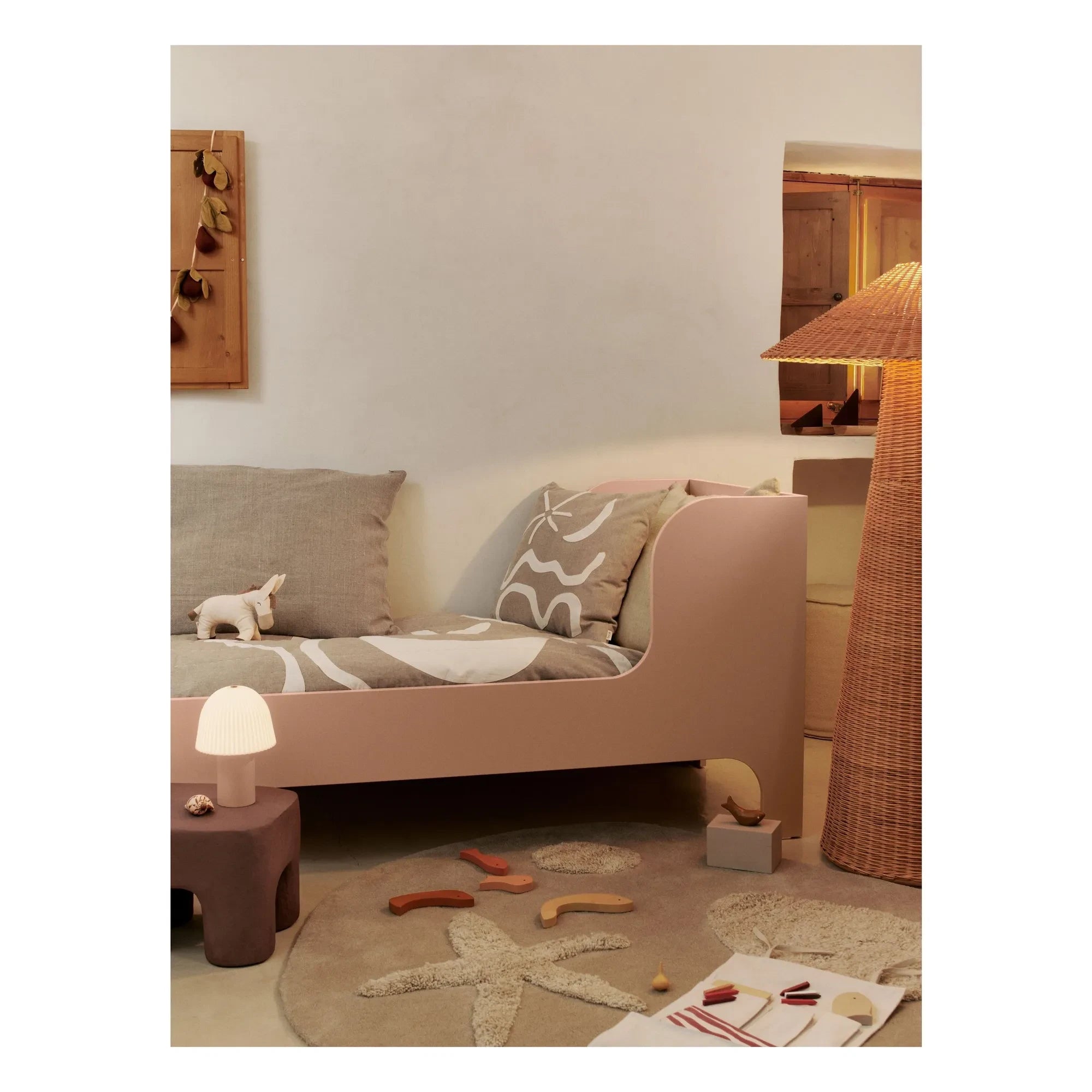 Ferm Living Kids - Kove Quasten Teppich | Sand