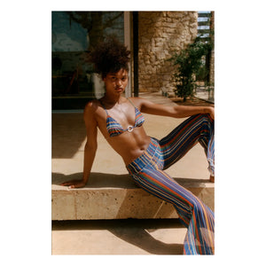 Casa Rosa - Camilla Bikini Top | Blue