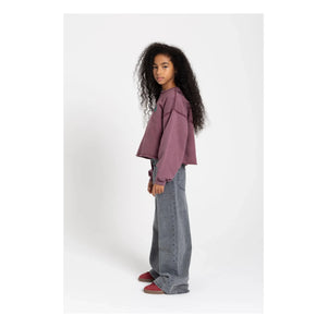 Finger in the nose - Jean Large April | Denim gri