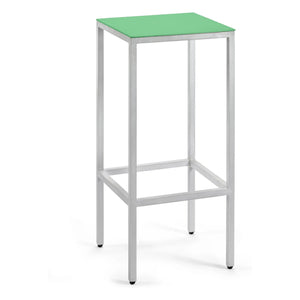 Valerie Objects - Bar sandalyesi 75 cm Alu, Muller Van Severen | Yeşil
