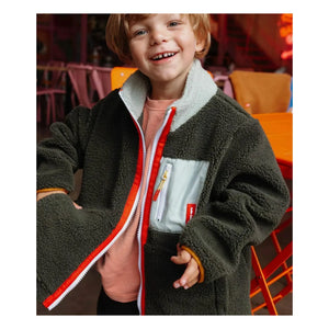Hello Hossy - Forest Fleece Ceket | Koyu haki