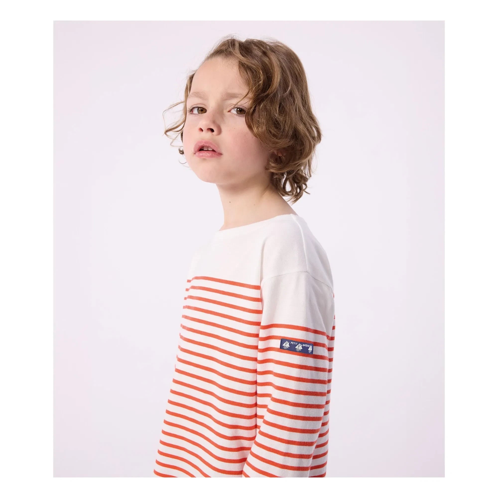 Petit Bateau - Leichtes Matrosenshirt | Orange