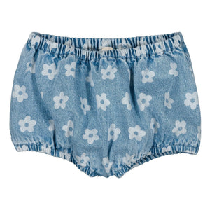 Louis Louise - Yoyo Bloomers aus geblümtem Denim | Hellblau