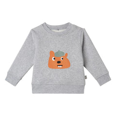 Stella McCartney Kids - Sweat Stella Ecureuil | Heather grey