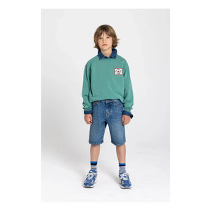 Hundred Pieces - Ryde Wheelers Sweatshirt aus Bio-Baumwolle | Smaragdgrün