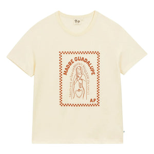 a.p - Guadalupe organik pamuklu T-shirt | Ekru