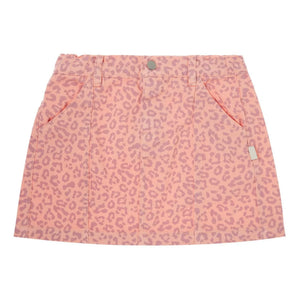 Tocoto Vintage - Leopard Skirt | Coral