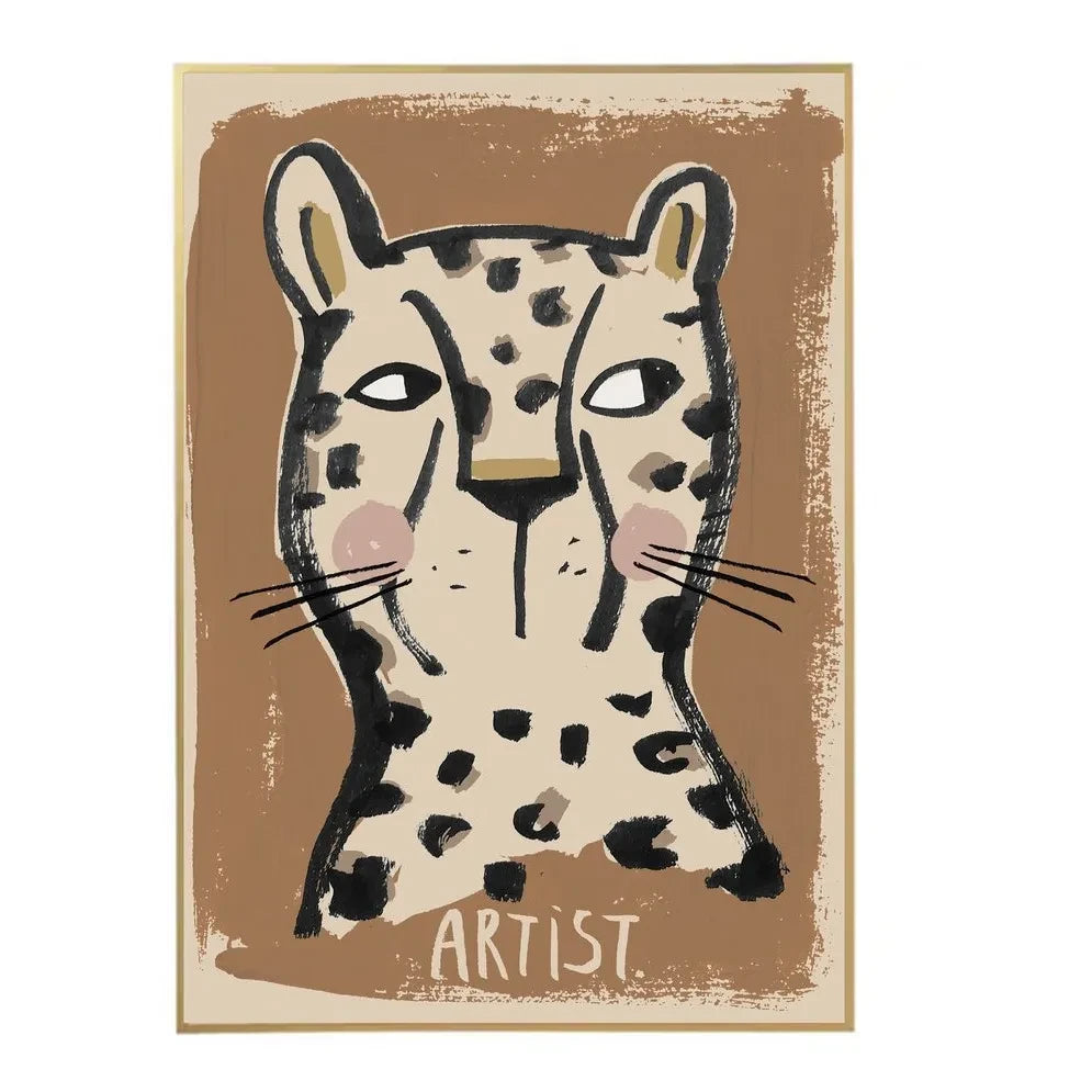 Studio Loco - Large Leopard Poster