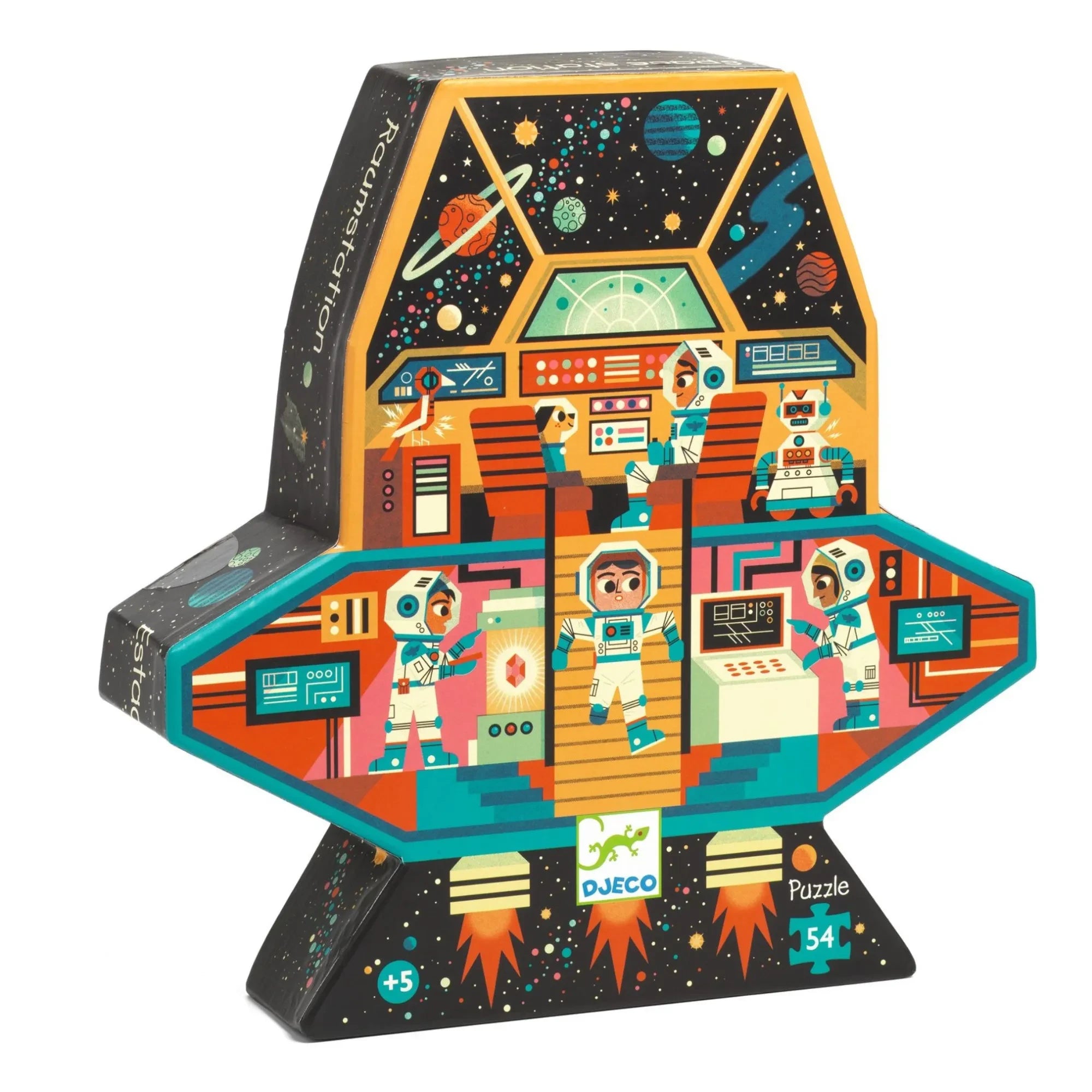 Djeco - Weltraumstation Puzzle - 54 Teile