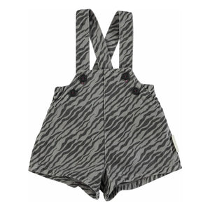 Piupiuchick - Zebra Kısa Salopet | Gri