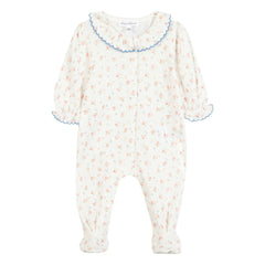 Tartine et Chocolat - Çiçekli dantelli yakalı pijama | Ecru