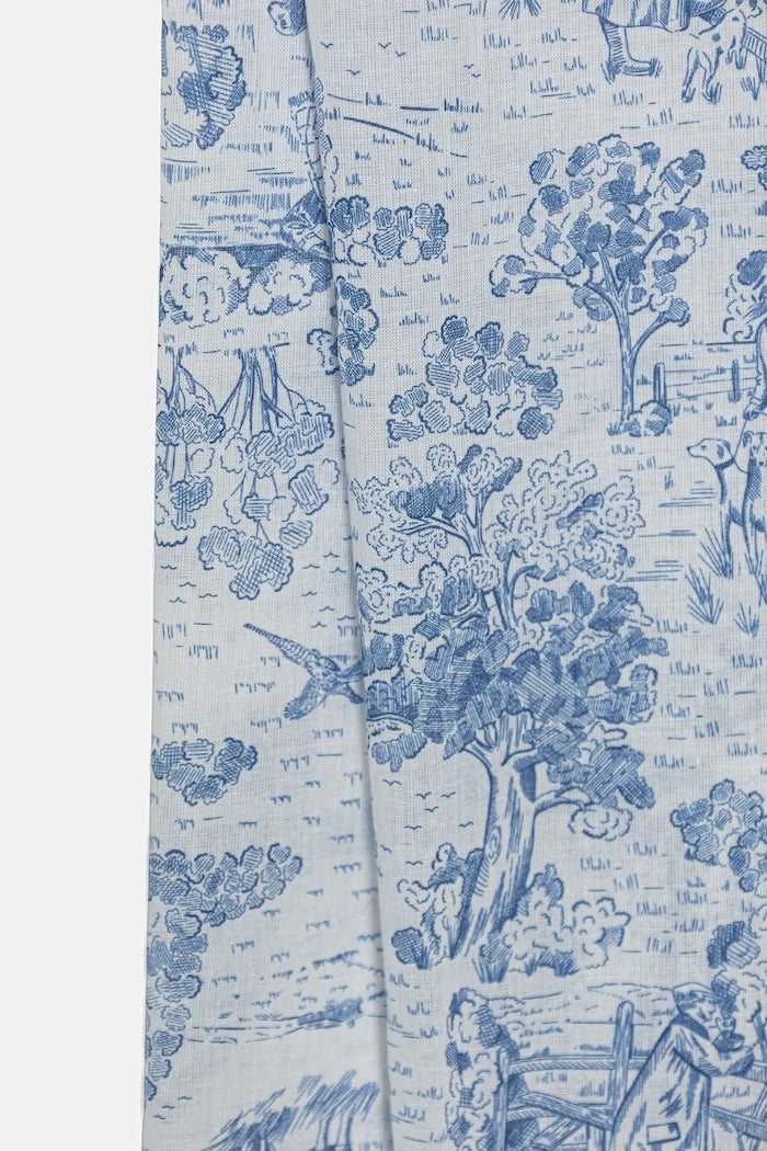 Barbour Pamuklu Kadın Şalı Wisteria