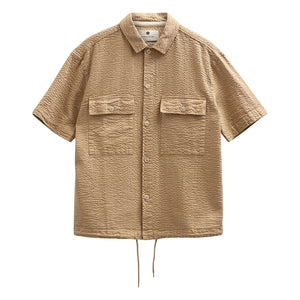 Anerkjendt - Akotto Seersucker Hemd | Beige